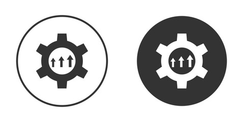 Improvement icon for web, mobile and infographics.