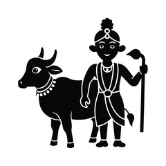 happy-janmashtami-illustration-with-krishna-and-co.eps