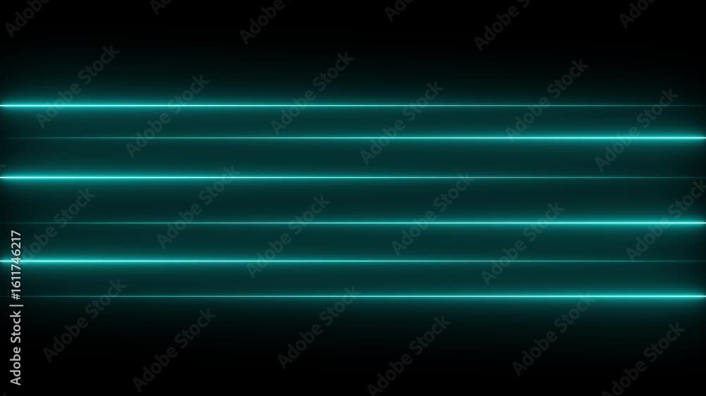 Poster abstract glowing neon lights blinking lines moving animation. colorful neon line moving on backgroun