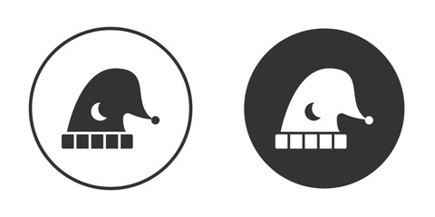 Sleeping Hat icon for web, mobile and infographics.