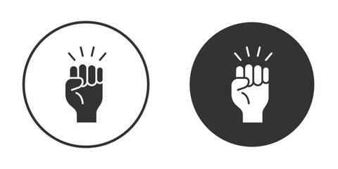 Will power icon for web, mobile and infographics.