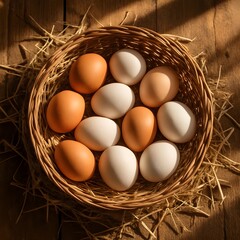 eggs in a basket