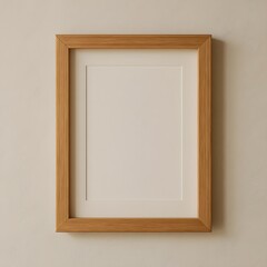 empty picture frame on wall