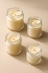 jar of cosmetic cream isolated