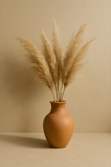 ears of wheat in a vase