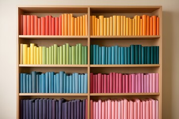 old books on the shelf