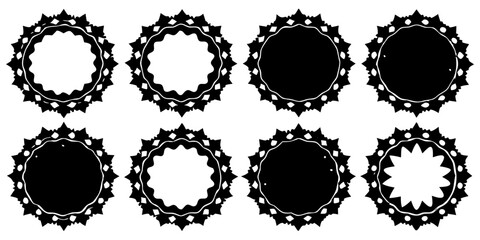 Black Forest Path Icon Design