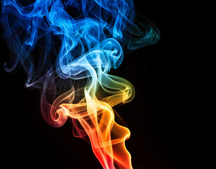 湯気の透明感が光を浴びて輝く幻想的な素材。AI生成画像。