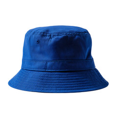 Fototapeta premium Blue bucket ha on transparent background