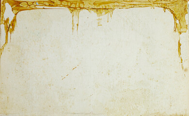 Abstract Textured Background With Yellow Stains and Rough Surface