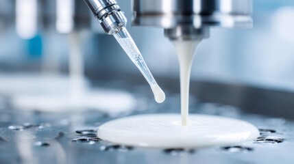 Milk testing equipment dropper for dairy quality control