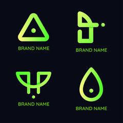 Modern Vectors Logo Set Creative Icon Designs and Geometric Shapes