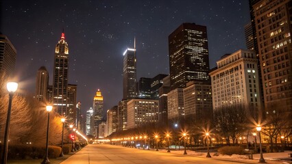 new york city at night