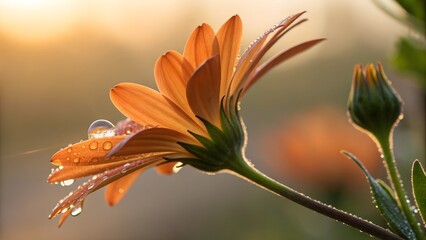 orange lily in the garden