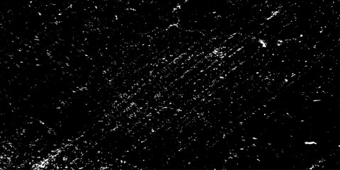 Black and white pattern sketch grunge backgrounds to create a distressed grain effect. rough urban texture vector. damaged crack and scratch dust wall texture. black splash on transparent background.