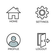 business ui/ux logos icon