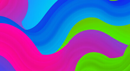 Vibrant abstract background with flowing colorful liquid waves and smooth gradients. Modern digital art illustration.