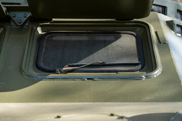 Old Polish military equipment showing detailed craftsmanship and unique features