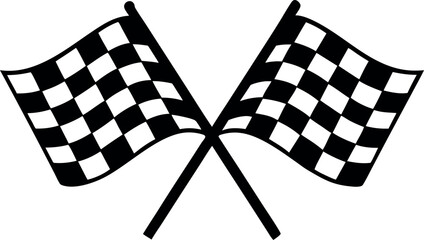checkered flag flag silhouette vector, checkered racing  clip art, winner flag black symbol