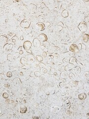 water drops on the glass
