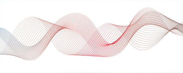 Abstract curvy line art wavy flowing dynamicsound, wave, wind, information flow. Twisted curve lines and blend effect, emphasizing motion and rotation. Retro, pop, promotional.