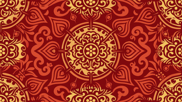 Chinese patterned ornaments double happiness characters dark red backgrounds for patterned fill, webs page, surface texture, books covers, fabric printing papers, chinese culture, japanese language, 