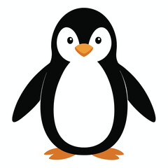 Penguinisolated Vector Illustration .eps
