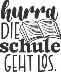 Hurra Die Schule Geht Los - German School Education Design