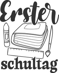 Erster Schultag - German School Education Design