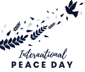 international peace day vector 