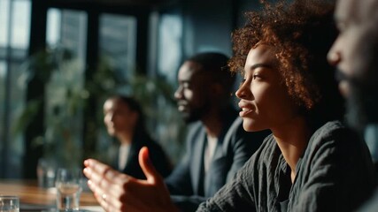 Engaging conversations spark creativity in a cozy urban cafe setting during a bright afternoon