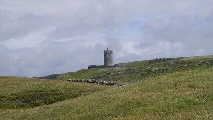 Schafweide mit Country Castle