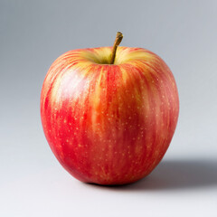 Photo of apple on a plain background, studio photography