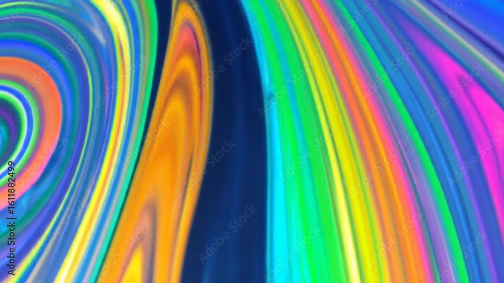 Poster vibrant abstract background with iridescent colors and fluid motion effect