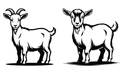 goat vector illustration