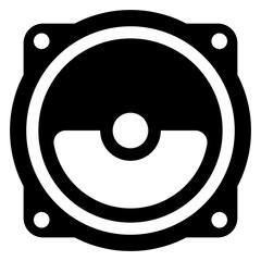 subwoofer vector icon