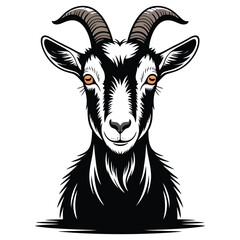 portrait of a goat