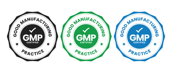GMP Certified Stamp Vector Set