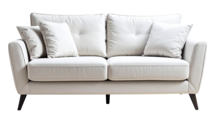 a modern relaxing couch high quality high resolution texture image isolated on transparent background