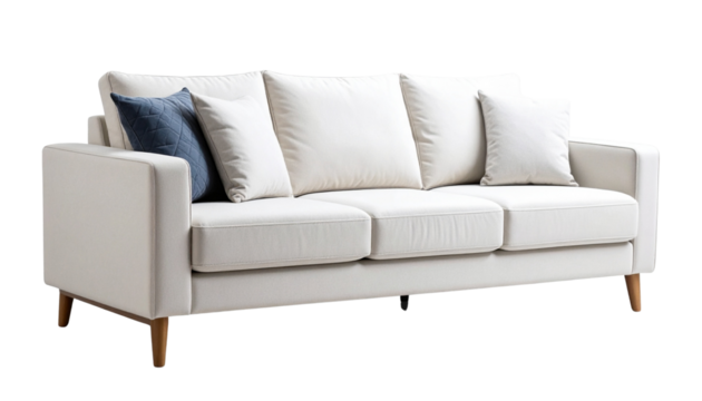 a modern relaxing couch high quality high resolution texture image isolated on transparent background