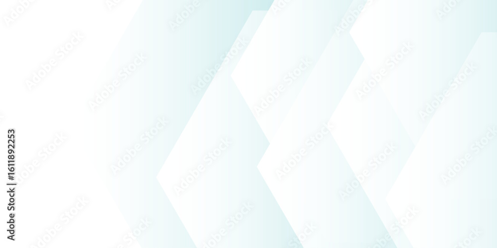Poster abstract medical blue hexagon background design. blue gradient abstract background with shapes eleme