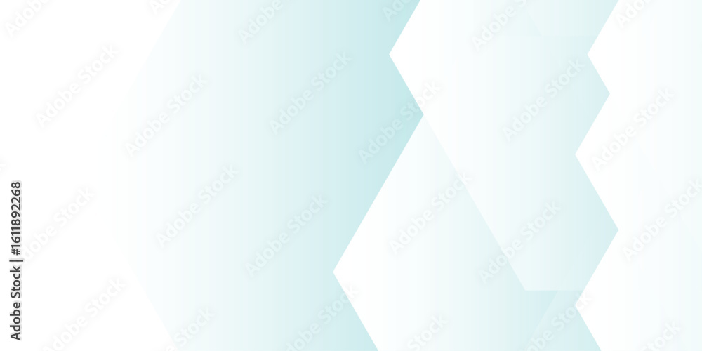Poster abstract medical blue hexagon background design. blue gradient abstract background with shapes eleme
