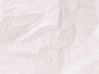 Naklejka premium Crumpled and Wrinkled White Paper Background with Grunge Texture for Vintage Design Projects, Posters, and Creative Digital Artwork 