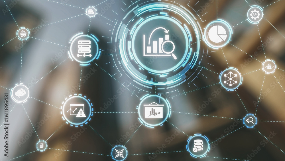 Poster data analytics and big data strategy for real-time analytics, predictive data modeling, business int