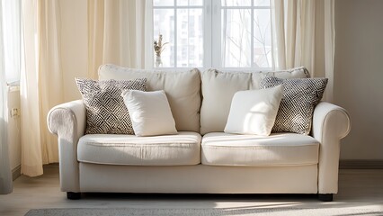 leather sofa and armchair