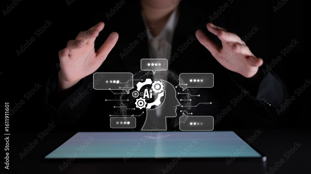Poster ai chatbot using prompt engineering and llm deep learning delivers explainable generative ai for sma