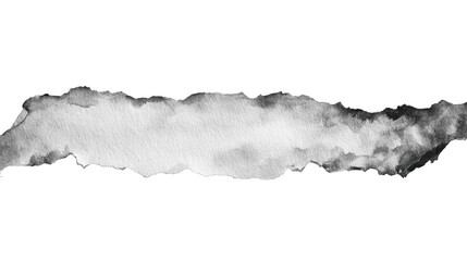 Obraz premium A torn strip of textured paper with a rough, distressed edge, isolated on a transparent background