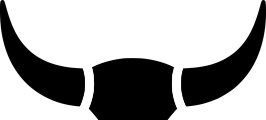 Cow Horn Shape Icon