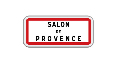 Panneau Salon-de-Provence, Bouches-du-Rhône, Provence-Alpes-Côte d'Azur