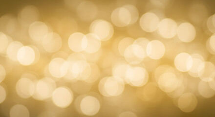 Fototapeta premium Abstract Golden Bokeh Lights Background with Soft Circular Shapes.